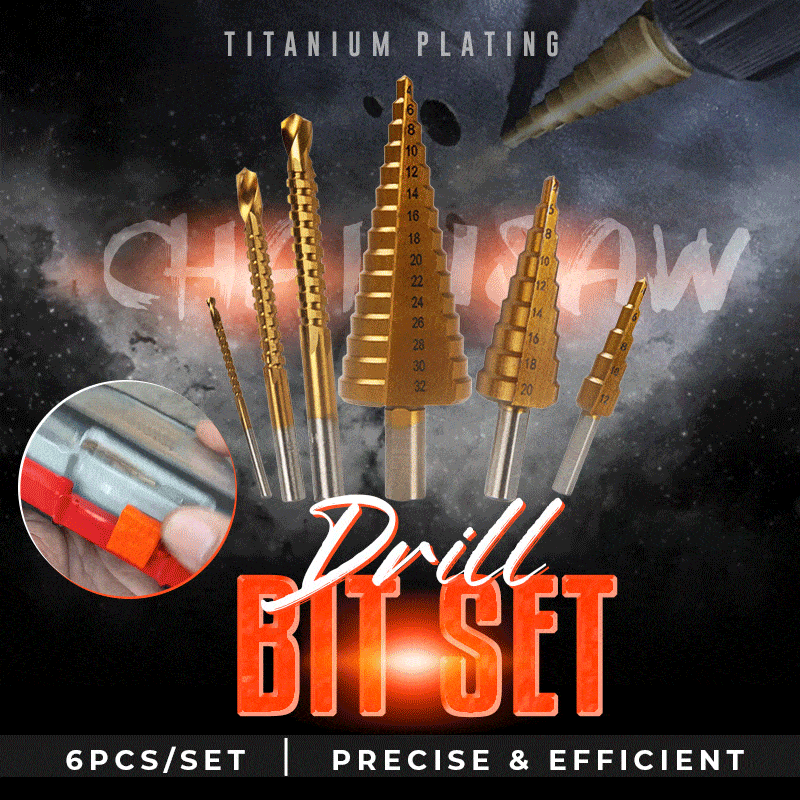 š„HotSaleš„Titanium Plating Drill Bit Set(6pcs)