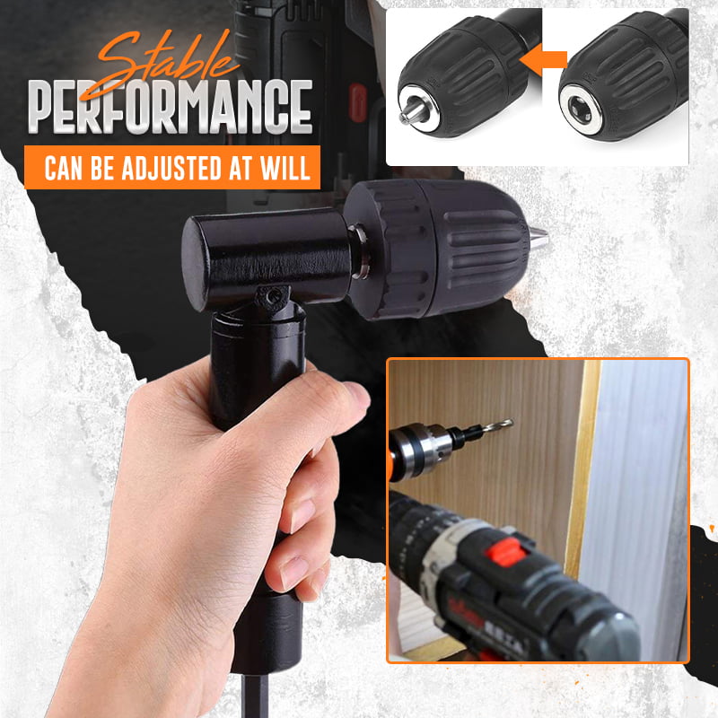 90 Degree Right Angle Electric Drill Chucks Device