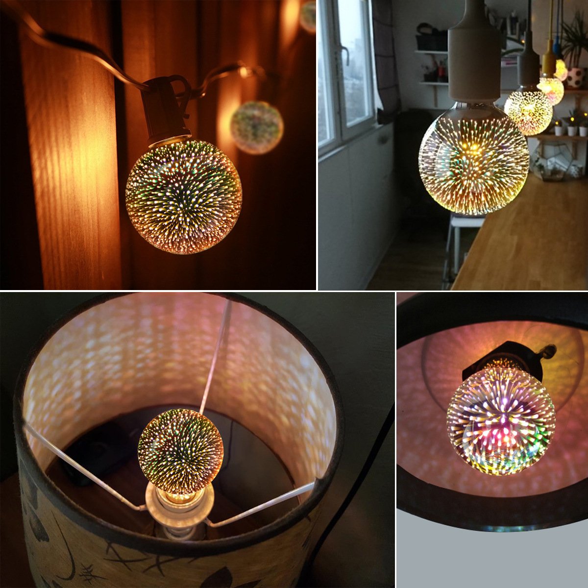 🌈💡SUMMER SALE 50% OFF💎3D Fireworks LED Light Bulb