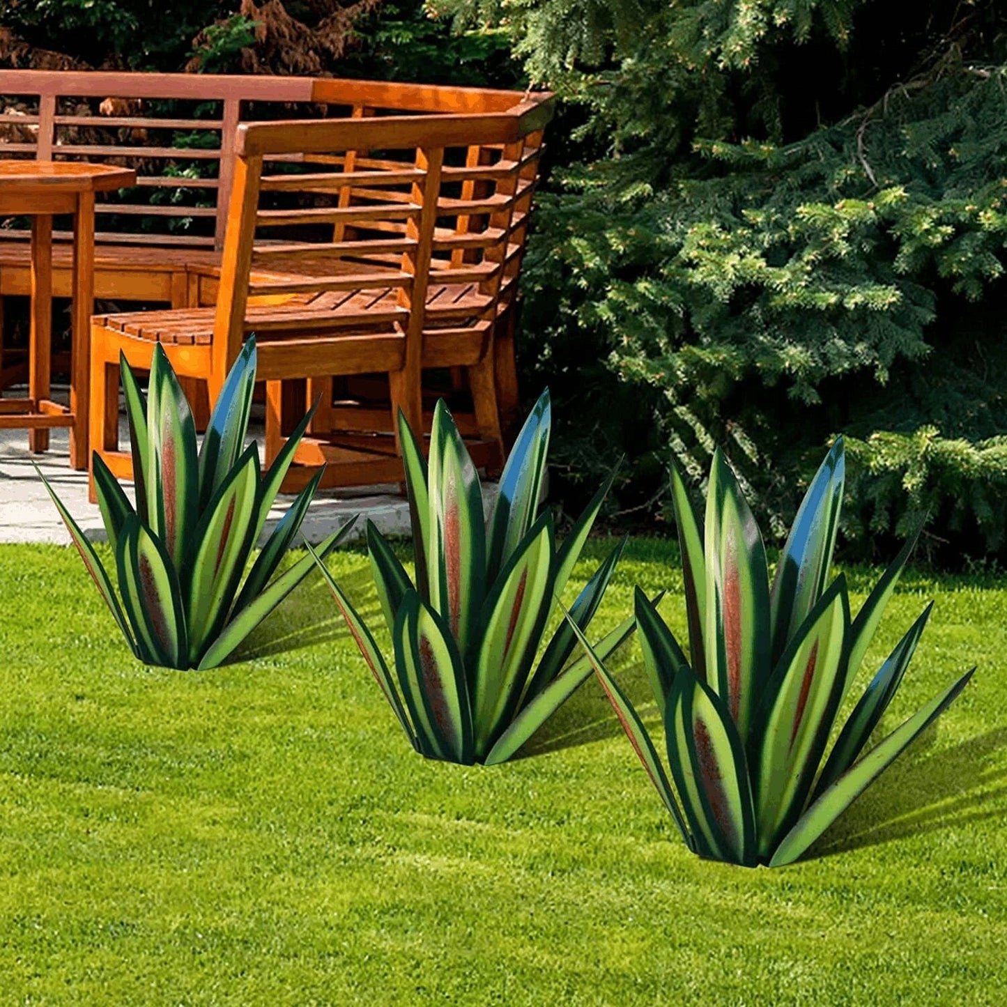 Hellohobot - Waterproof Solar Garden LED Agave
