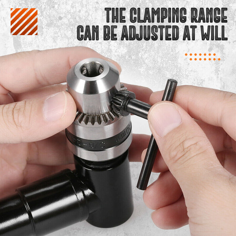 90 Degree Right Angle Electric Drill Chucks Device