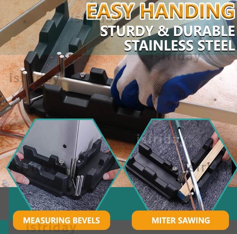 (🎄Christmas Sale💥50% OFF)Carpenter 2 in 1 Miter Measuring Tool
