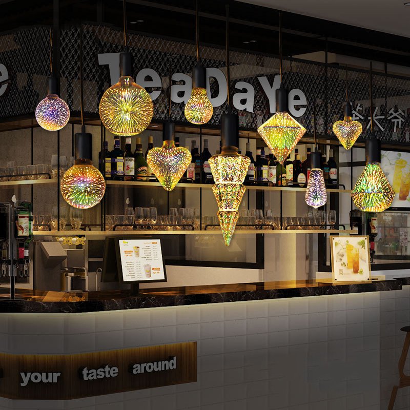 🌈💡SUMMER SALE 50% OFF💎3D Fireworks LED Light Bulb
