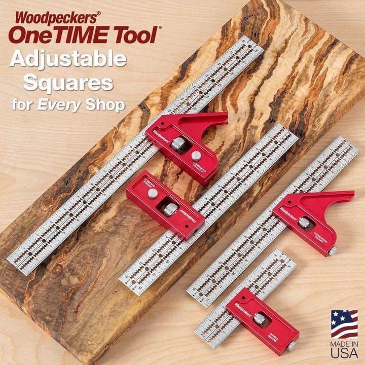 đ„LAST DAY 62% OFFđ„Unlock Precision and Versatility with our Woodpecker Combination and Double Square