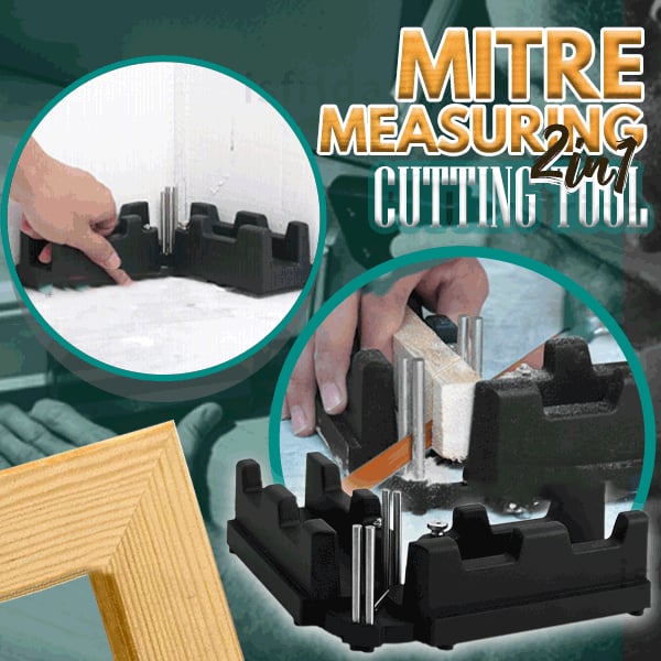 (🎄Christmas Sale💥50% OFF)Carpenter 2 in 1 Miter Measuring Tool