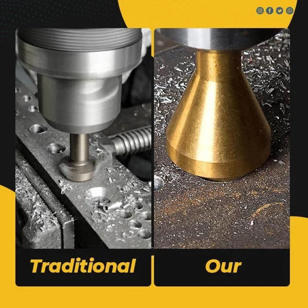 🛠️Titanium Coated Countersink Chamfer Tool(4 PCS)🛠️