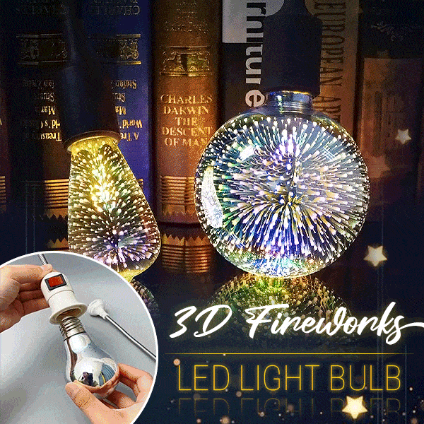 🌈💡SUMMER SALE 50% OFF💎3D Fireworks LED Light Bulb