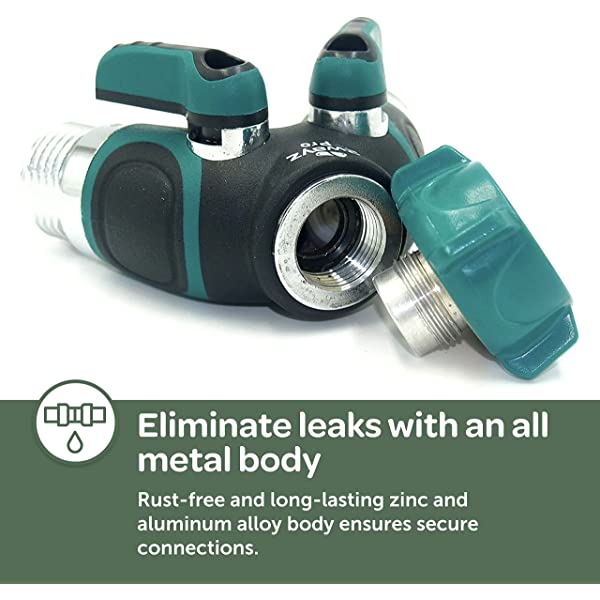 3/4" Y-Type Two-Way Fitting One Outlet Two Way Splitter