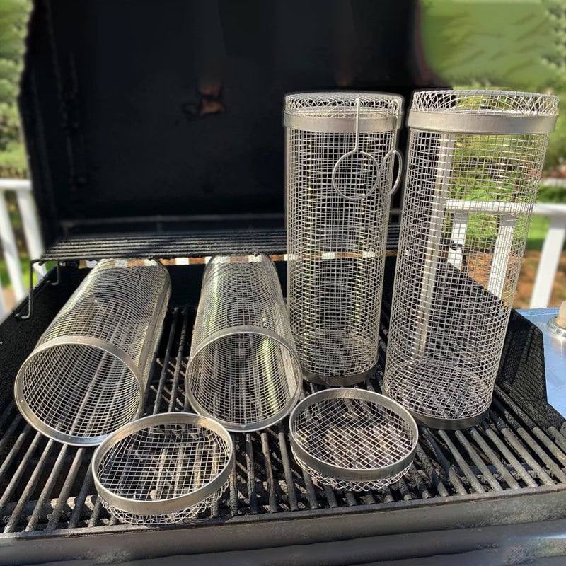 š„Last Day 50% OFFš„Rolling Grilling Basket