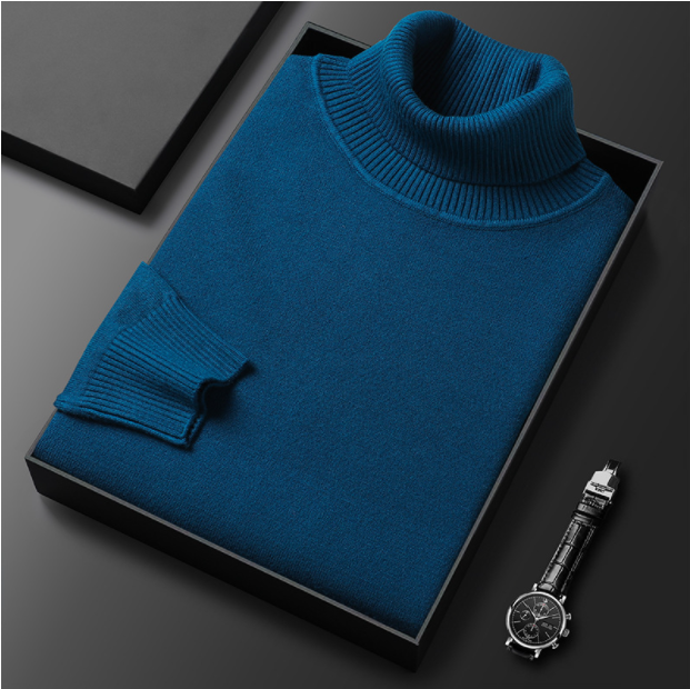 Hellohobot - Men's Solid Color Premium Cashmere Sweater