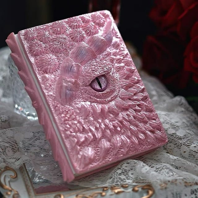 Hellohobot - Dragon Eye 3D Embossed Journal - Handmade Resin Engraved Notebook