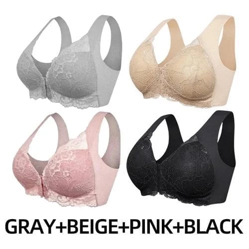 Hellohobot - Front Closure 5D Shaping Push Up Bra