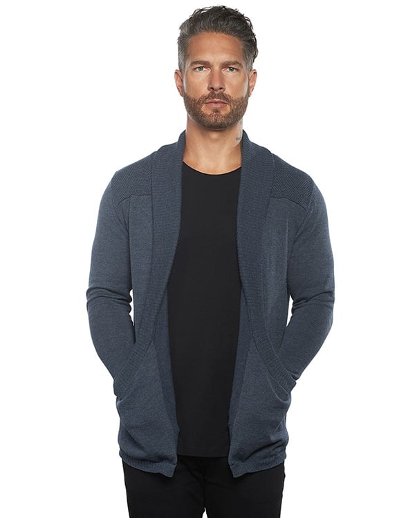 Hellohobot - Men's Slim Cardigans With Bags