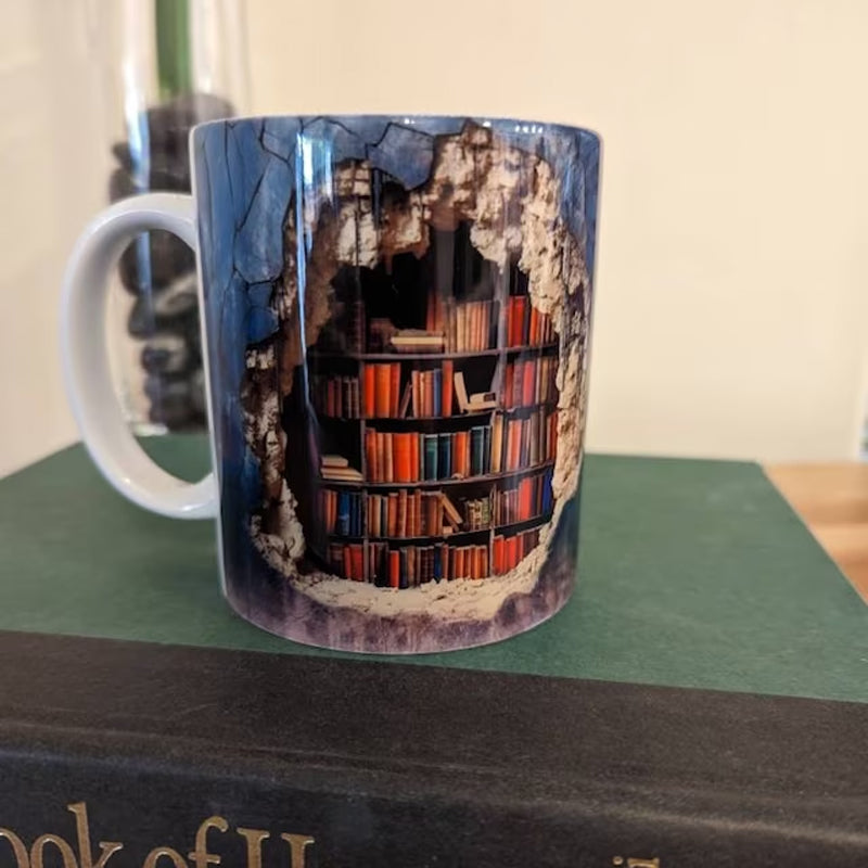 🔥Hot Sale🔥3D Bookshelf Mug