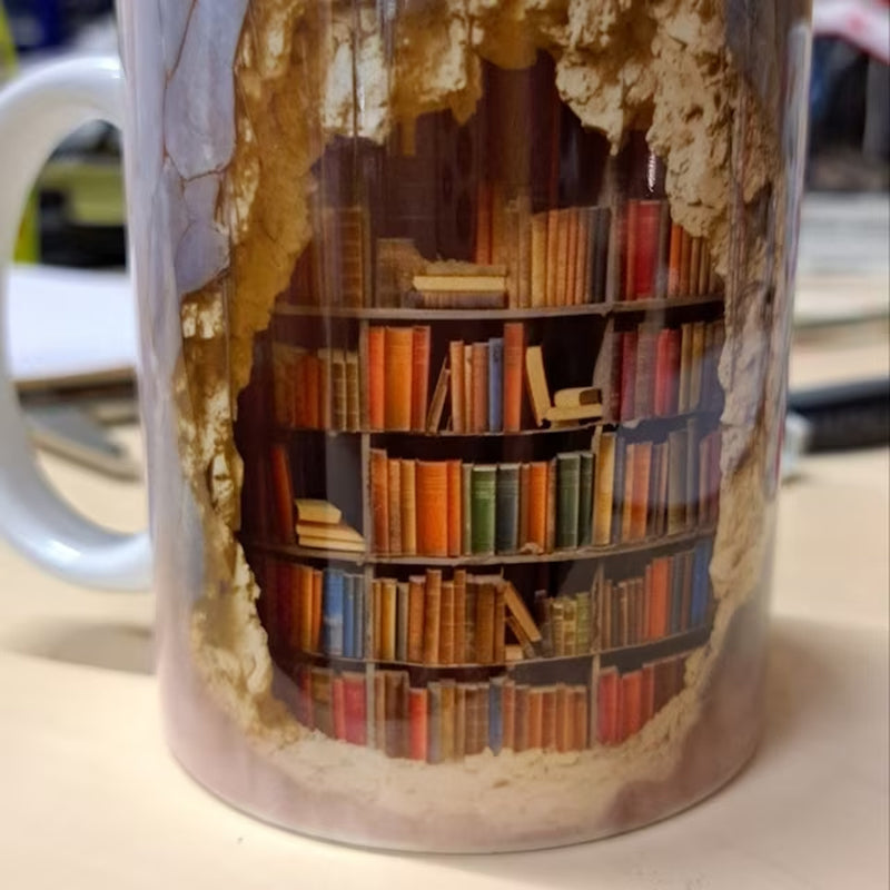 🔥Hot Sale🔥3D Bookshelf Mug