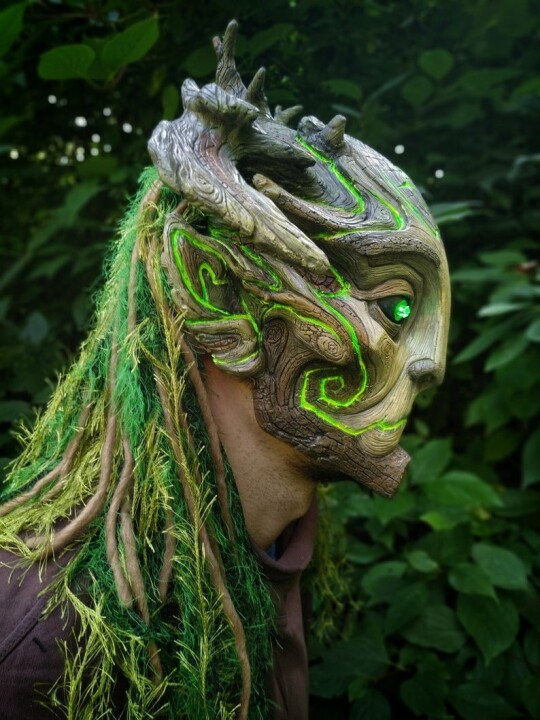 ✨Hot Sale🎁Green Man Forest Spirit Mask Costume Accessories Masks