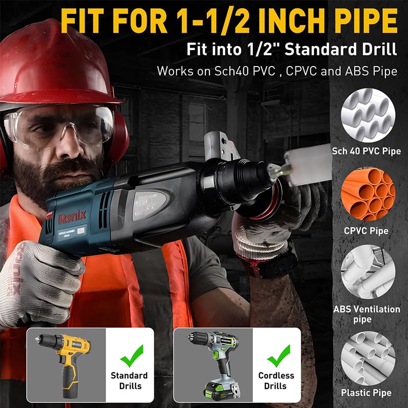 🔥Heavy Duty Pipe Reaming Drill Bits