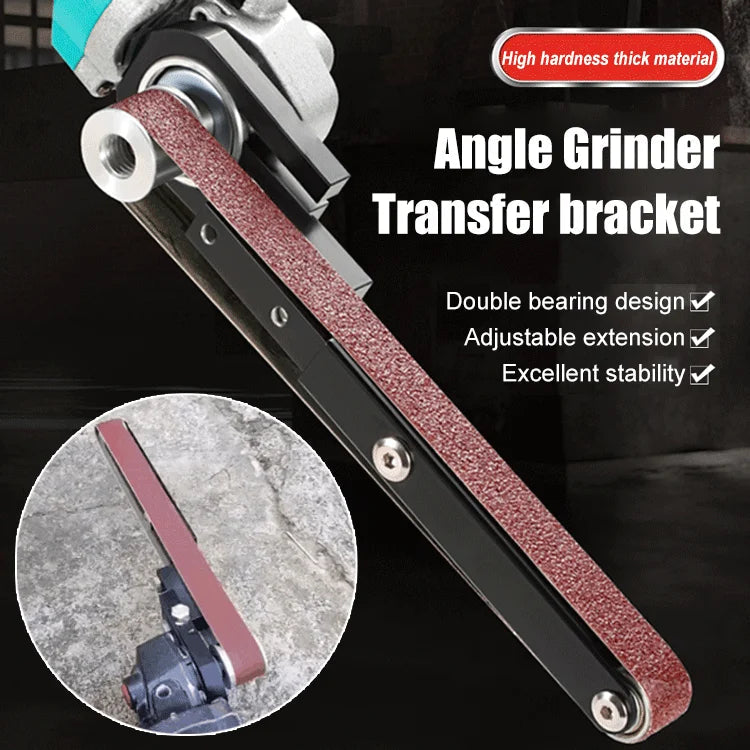 Hellohobot - Angle grinder modified belt sander