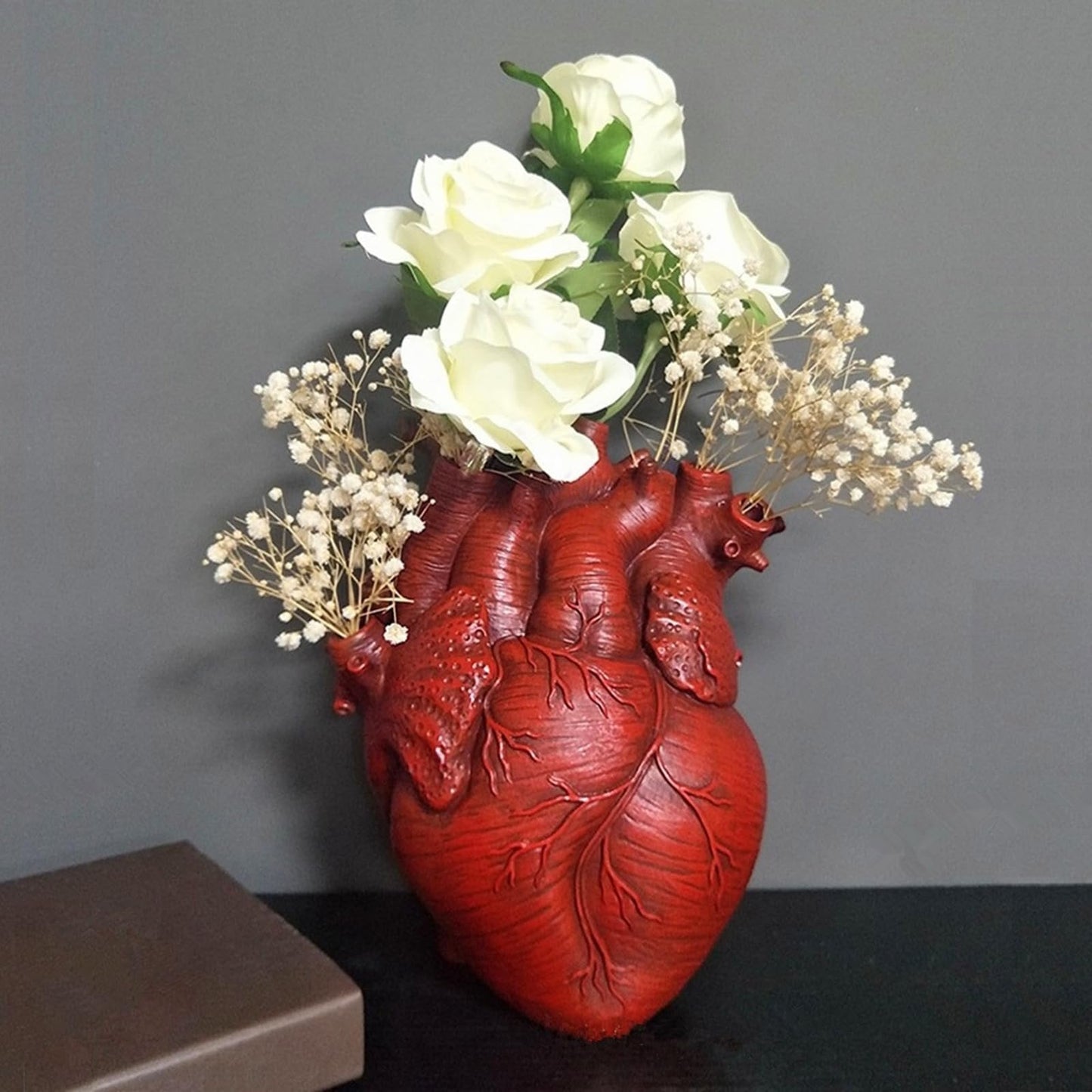 Hellohobot - White Heart Irregular Creative Art Vase