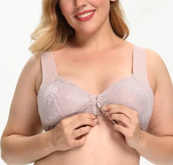 Hellohobot - Front Closure 5D Shaping Push Up Bra