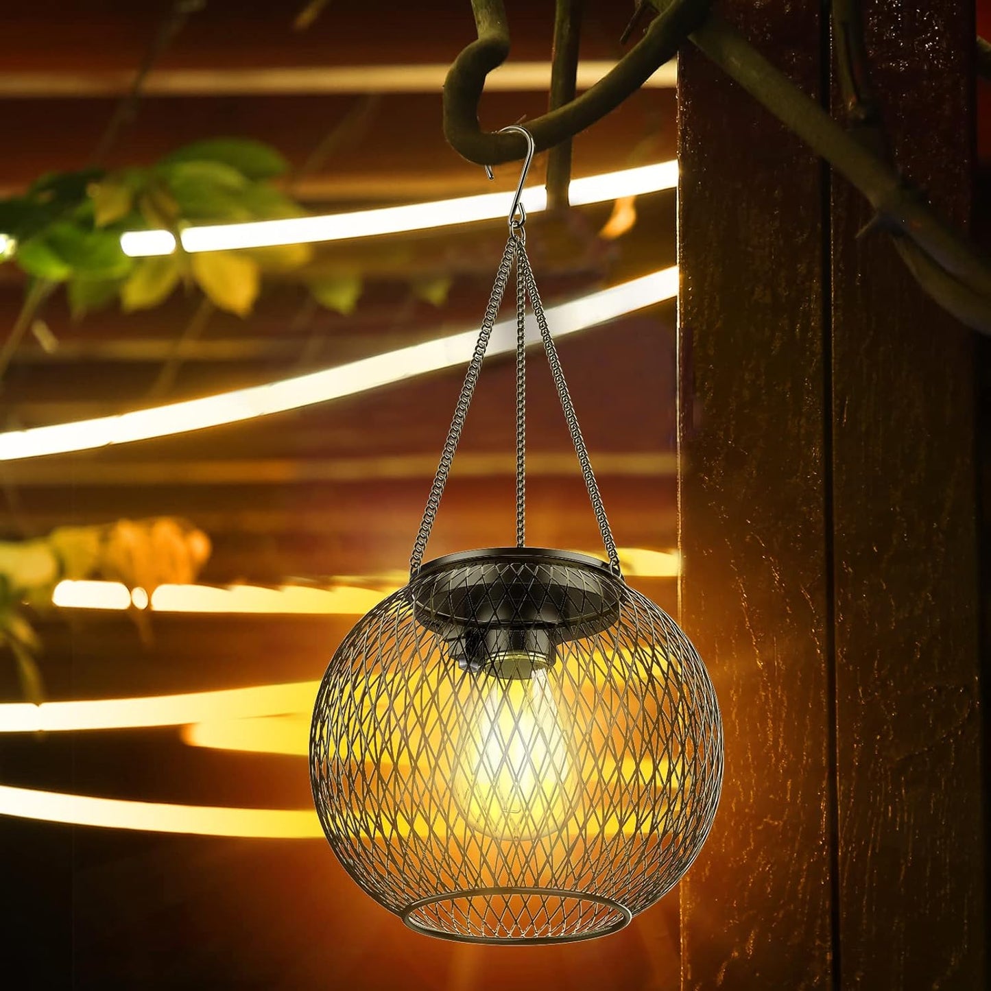 Hellohobot - Outdoor Garden Metal Hanging Lights