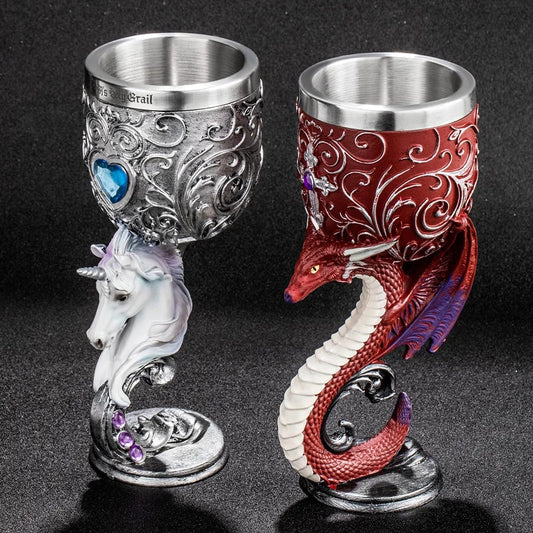 🔥Hot sale❤️‍🔥Magic Style Stainless Steel Decorative Goblet