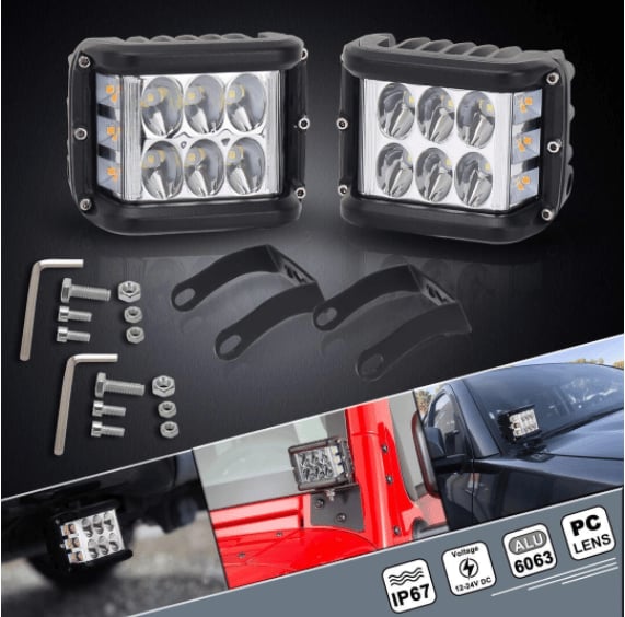 🔥LAST DAY 53% OFF🎁Car double-sided LED dual-color light