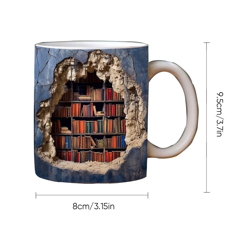 🔥Hot Sale🔥3D Bookshelf Mug