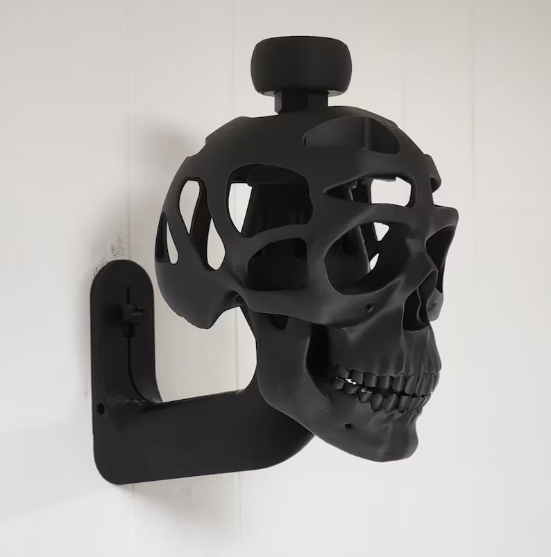 🎃Halloween pre-sale💀3D Skull Helmet Display Package