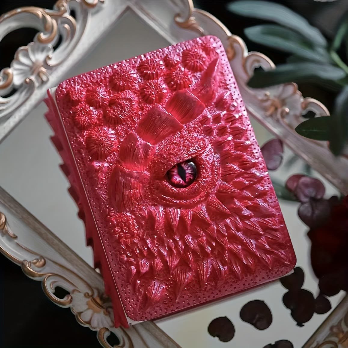 Hellohobot - Dragon Eye 3D Embossed Journal - Handmade Resin Engraved Notebook