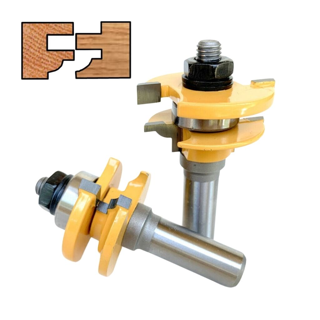 Rail & Stile Router Bit - 1/2" Shank (2 Pcs)