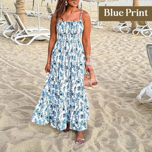 🎁Huge Sale 62% OFF🔥Floral Cami Maxi Dress With Pockets