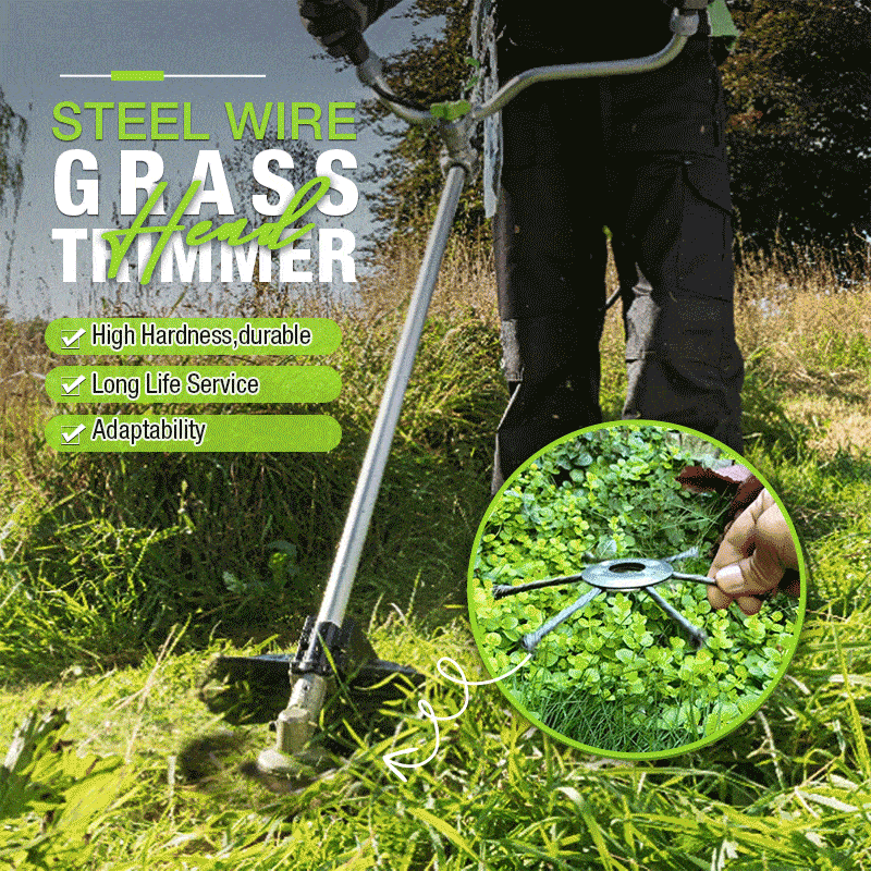 🔥LAST DAY 53% OFF🎁Steel Wire Grass Trimmer Head
