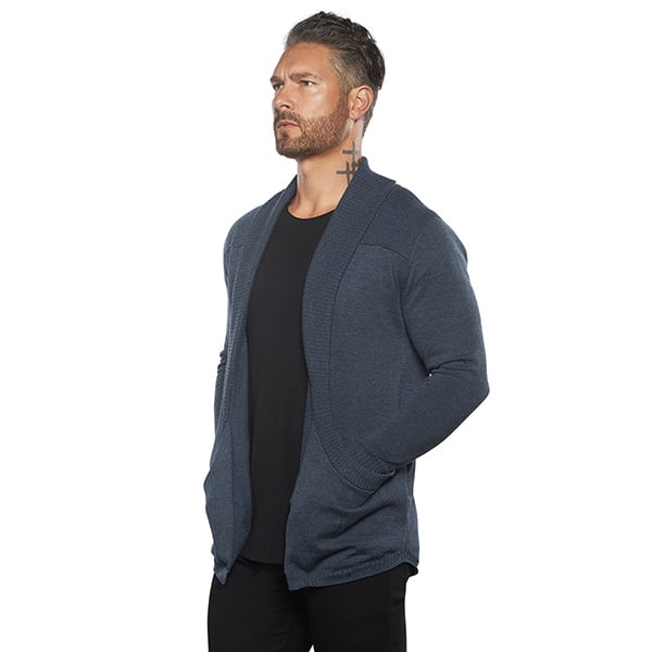 Hellohobot - Men's Slim Cardigans With Bags