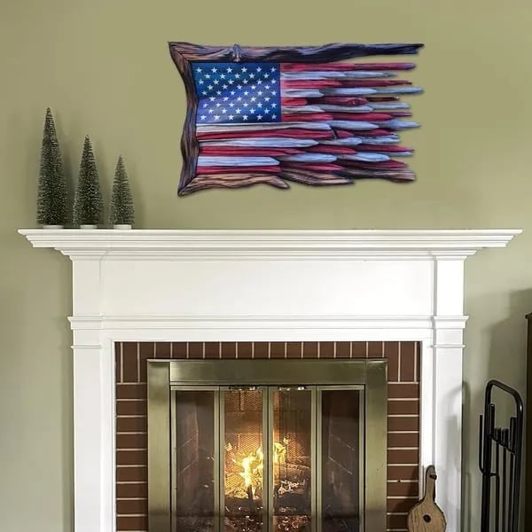 Hellohobot - Wooden American Flag