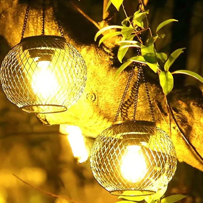 Hellohobot - Outdoor Garden Metal Hanging Lights