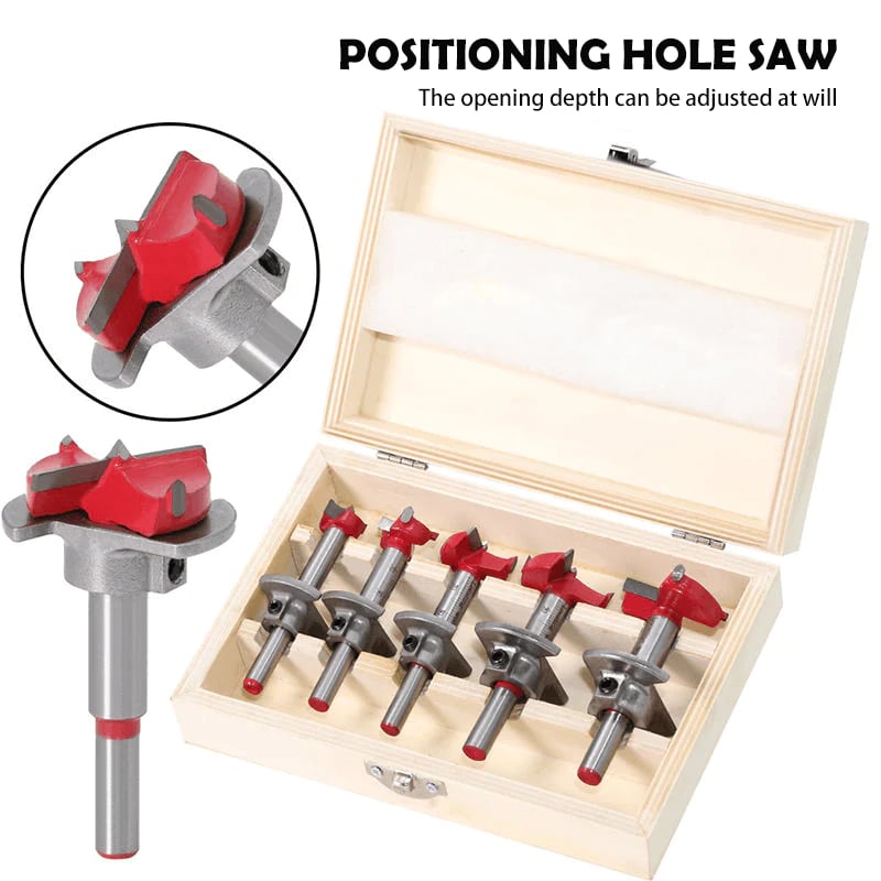 Hellohobot - Positioning Woodworking Drill Bit Set