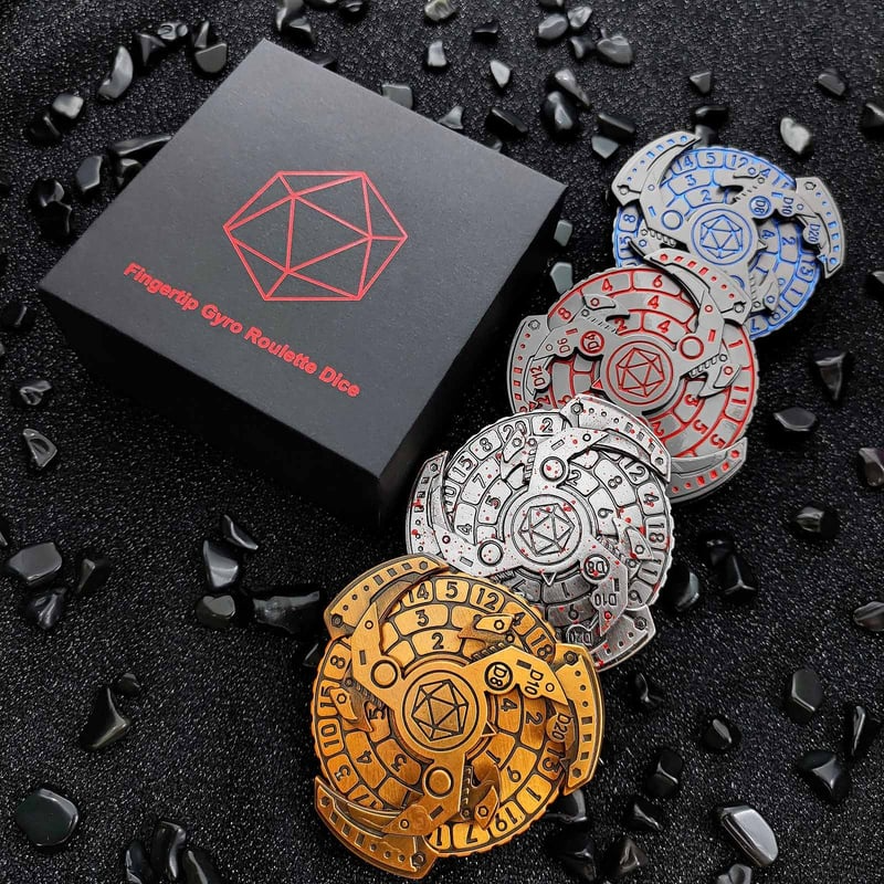 Hellohobot - Dungeons and Dragons Metal Dice Spinner