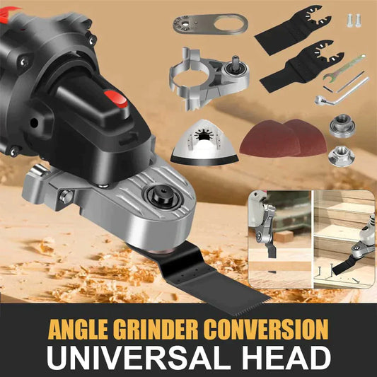 💥🎉LAST DAY 55% OFF🔥Angle Grinder Conversion Universal Head Set