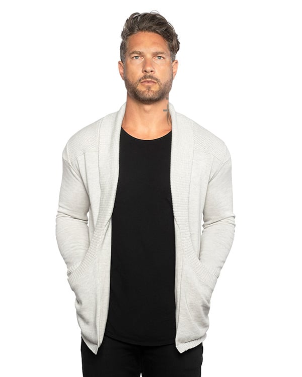 Hellohobot - Men's Slim Cardigans With Bags