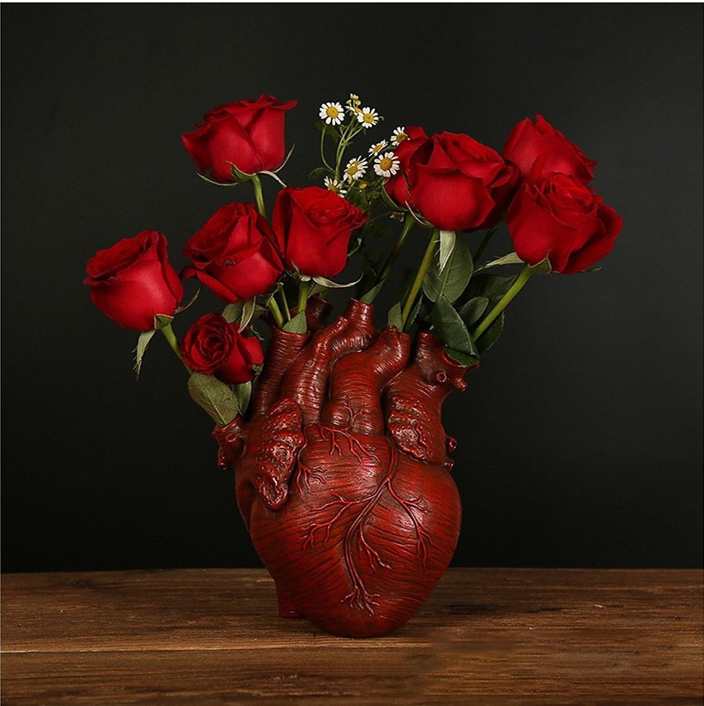 Hellohobot - White Heart Irregular Creative Art Vase