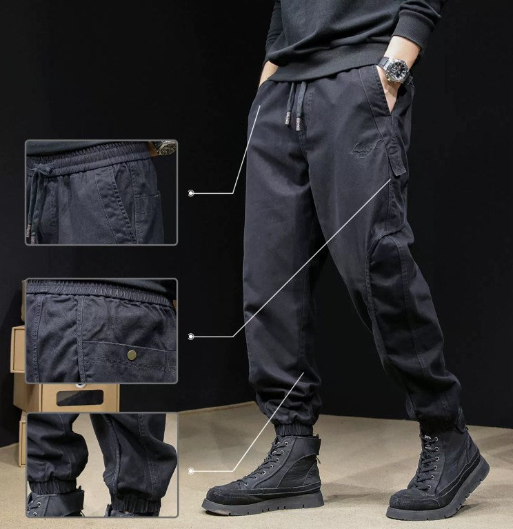 Hellohobot -  Winter and Autumn Men's Stylish Harlan Tactical Pants