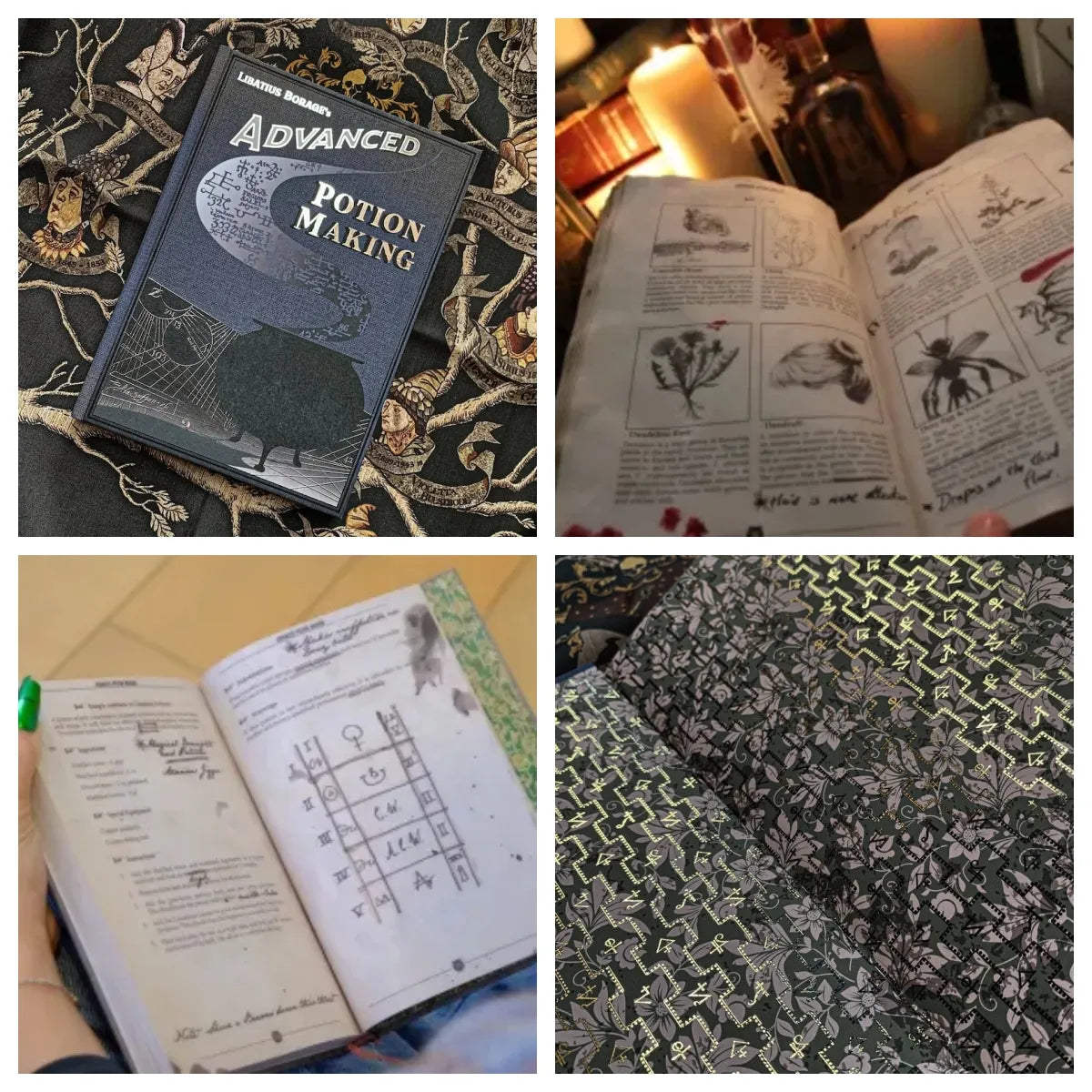 Hellohobot - Hogwarts Handbook Notebook Grimoire