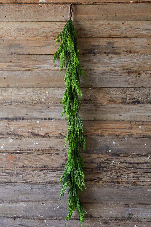 🔥Hot Sale🔥real touch deluxe norfolk pine garland