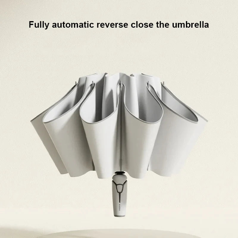 🎁Hot Sale☂️Reverse Opening Automatic Windproof Umbrella for Rain