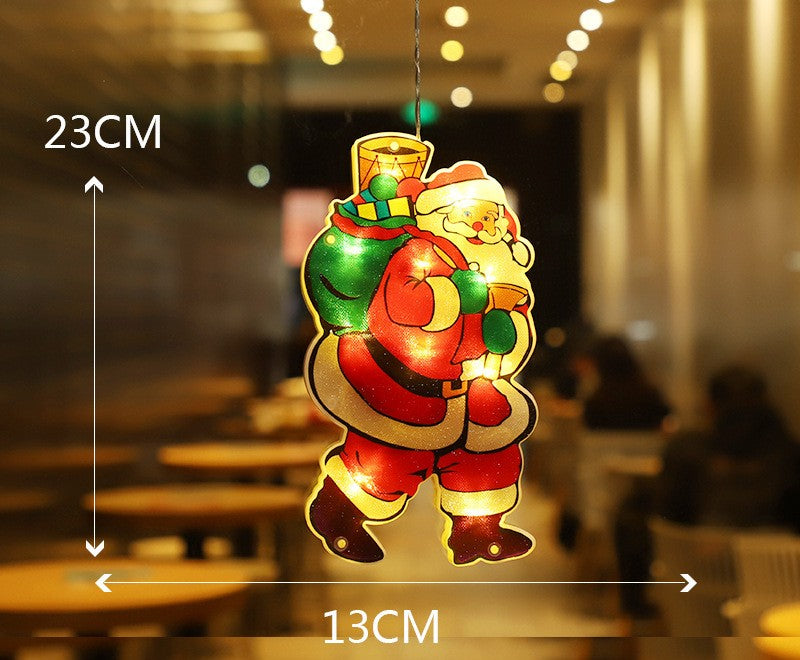 🎄Early Christmas Hot Sale 50% OFF-LED Suction Cup Window Hanging Lights