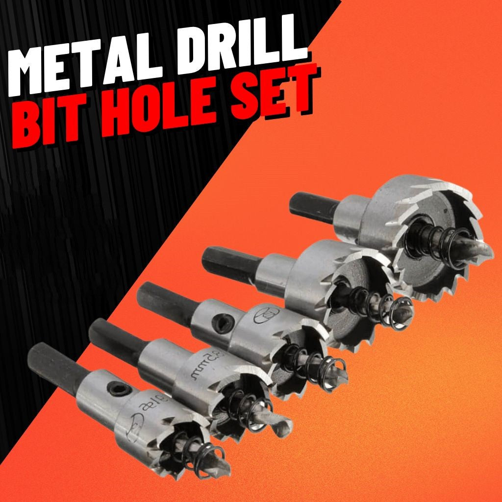 Drill Bit Hole Set for Metal