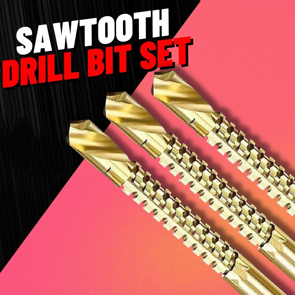 Sawtooth Drill Bit Set