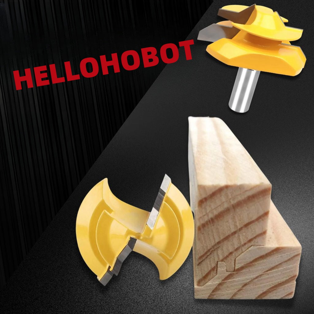 45-degree Lock Miter Router Bit - 1/2" Shank