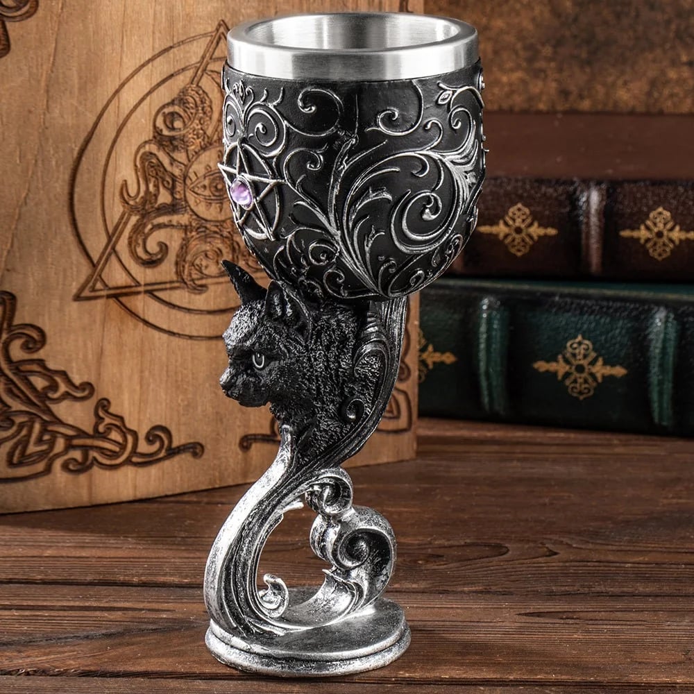 🔥Hot sale❤️‍🔥Magic Style Stainless Steel Decorative Goblet